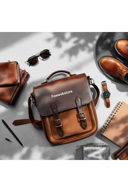 Men's Designer Saddle Bag