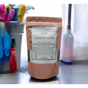 Lemon Zing Mop Toilet Sink Fizz & Foam Powder