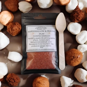 Marshmallow & Praline Puff Scented Granules