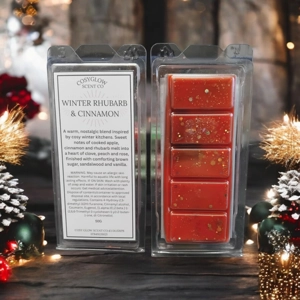 Winter Rhubarb & Cinnamon Wax Melt Bar