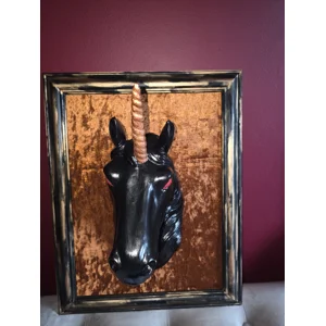The Famine Equine Sculpture - Dark Fantasy Statement Wall Decor