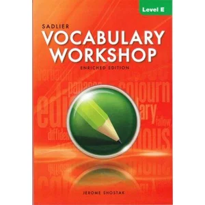 VOCABULARY WORKSHOP LEVEL E