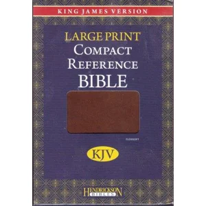 KJV LARGE PRINT COMPACT REFERENCE BIBLE