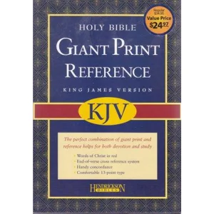 KJV GIANT PRINT REFERENCE BIBLE