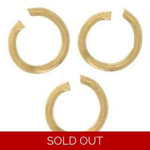 O rings 4 mm  Brass  (20)