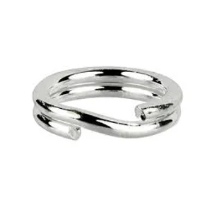 5mm Sterling Slver Split rings  (5)