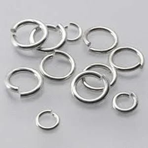 Sterling Silver O ring 4 mm  (10)
