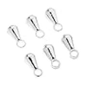 925 Sterling Silver Extender Chain Water Drop  7 mm (1)