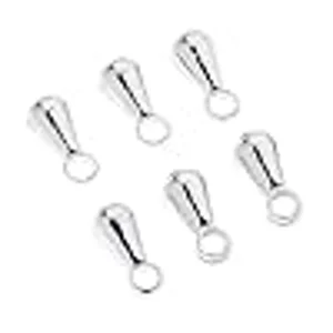 925 Sterling Silver Extender Chain Water Drop  7 mm (1)