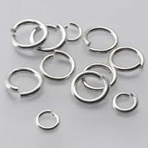 Sterling Silver O ring 7 mm (10)