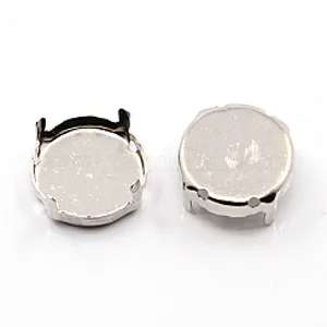 Silver Sew-On Settings , 6 mm (20)