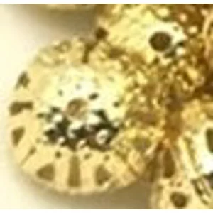 Filligree hollow beads  Gold  10 mm  (1)