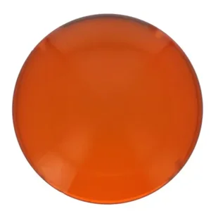 30 X 3 mm  Amber Resin Cabochon (1)
