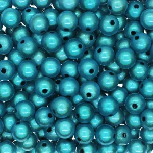 Turquoise Green Beads 8 mm  (15)