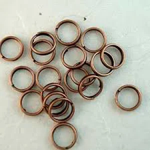 Antique Brass O Rings:  10 mm, (20)