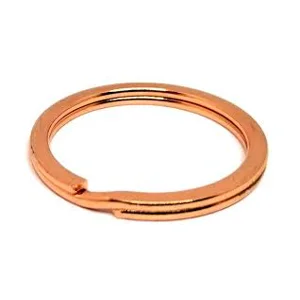 Flat Split Ring – Rose Gold, 30 mm  (1)