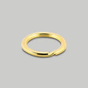 35mm flat split ring, Gold Tone (2)