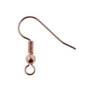 French  Hook Earring/Earwire - Rose Gold Plated