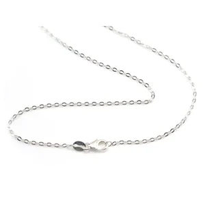 18 inch, Sterling Silver Cable Chain with Lobster Clasp  1.5 mm