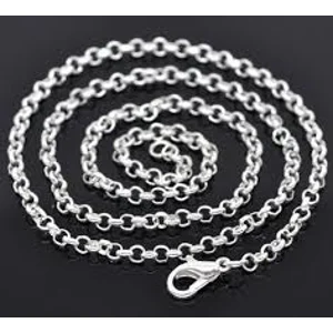 18 inch  Silver Plated Belcher chain  2 mm