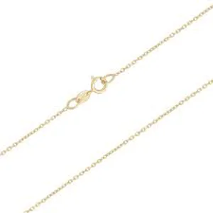 18 Inch KC Gold Cable Chain 1 mm