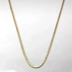 18 inch KC Gold Boston Link with lobster clasp.  1mm