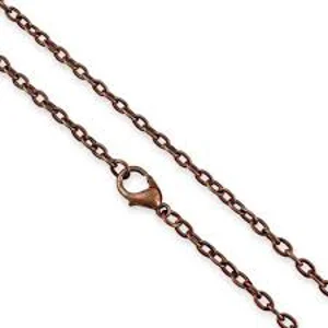 20 inch Copper Chain  with lobster clasp 1.5 mm