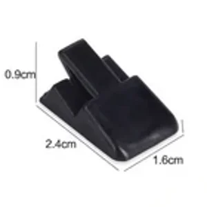 Black Plastic Mini Ring Holder Stand