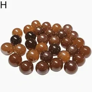 Acrylic Beads Brown 7 mm (20)