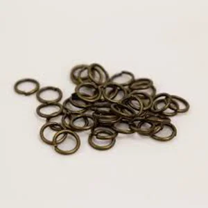 Antique Brass O  Rings: 5mm,  (20)