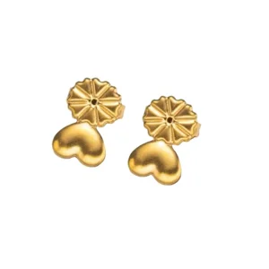 Earring Backs for Heavy Earrings. 9 x 5 mm (2)