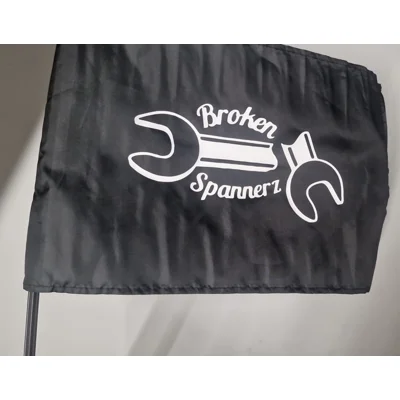 Broken Spannerz Car Convoy Flags