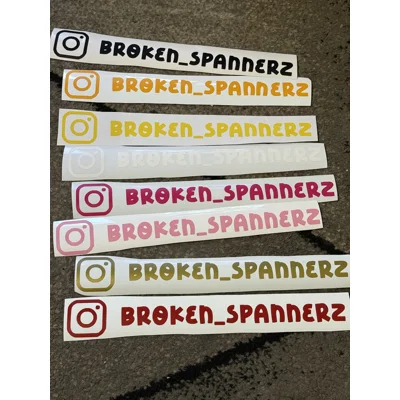 Broken Spannerz Instagram Tag