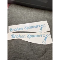 Broken Spannerz Small Stickers Set