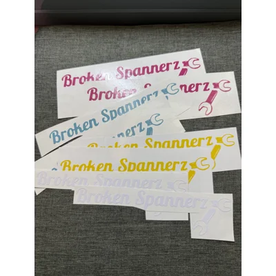 Broken Spannerz Small Stickers Set