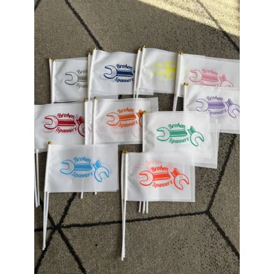 Broken Spannerz Mini Flag