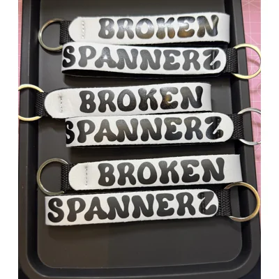 Broken Spannerz Keychain Wristband