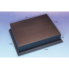 Wooden varnished base Satin Black Lacquer