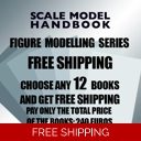 12 FIGURE MODELLING BOOKS - FREE SHIPPING