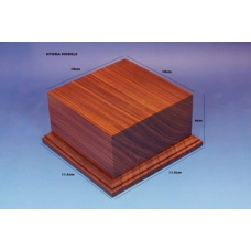 Wooden varnished base Light Brown
