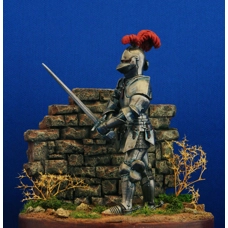 Italian Knight Historical Metal Figure 54mm