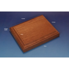 Mahogany Wooden base - No Varnish 12.5X10cm