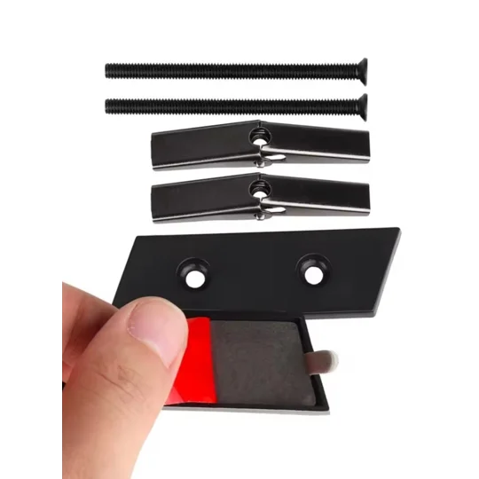 S3 GRILL BADGE RED BLACK only 70mm x 22mm
