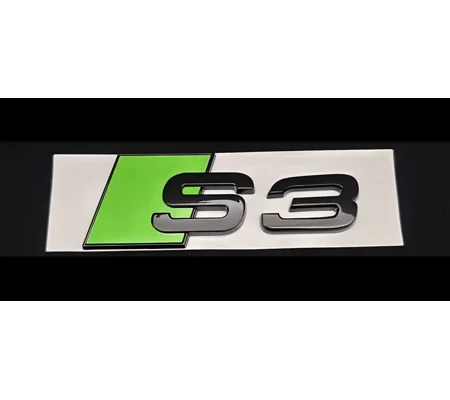 S3 REAR GREEN LARGE 105mm x 38mm
