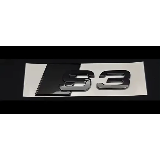 S3 REAR BLACK/BLACK large 105mm x 38mm