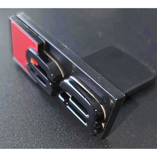 S3 GRILL BADGE RED BLACK 70mm x 22mm