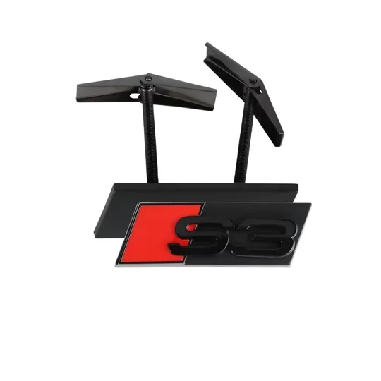 S3 GRILL BADGE RED BLACK only 70mm x 22mm