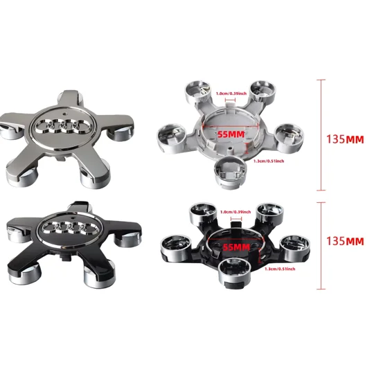Spyder Centre caps x4 135mm