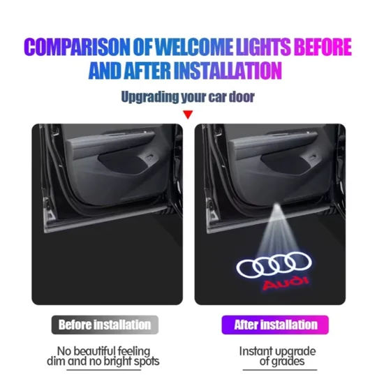 Door projector lights AUDI 2 pack