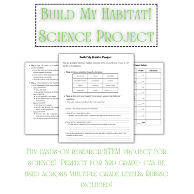 Build My Habitat Research Project title=